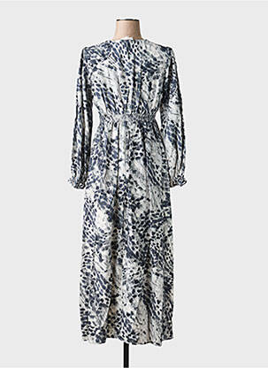 Rochie midi croială fluidă mâneci lungi gri IN APRIL 1986 femeie