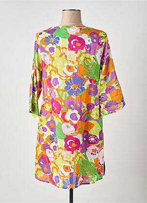 Rochie scurtă mâneci 3/4 mâneci 3/4 verde BARANDI femeie