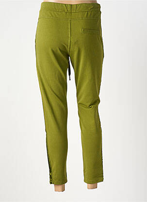 Pantalon 7/8 talie elastică verde VANILLA femeie