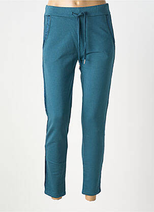 Pantalon 7/8 talie elastică albastru VANILLA femeie