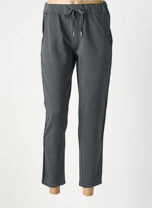 Pantalon 7/8 talie elastică gri VANILLA femeie