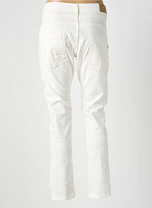 Pantalon slim buzunare alb PLACE DU JOUR femeie