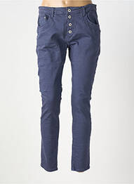 Pantalon slim buzunare albastru PLACE DU JOUR femme