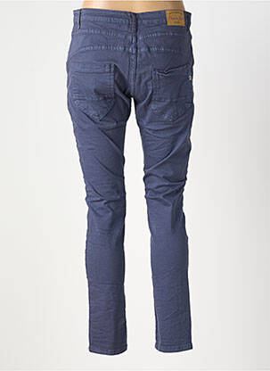 Pantalon slim buzunare albastru PLACE DU JOUR femeie