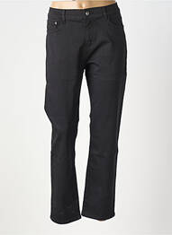 Pantalon drept închidere cu fermoar sub clapetă cu nasturi negru ZAC & ZOE femme