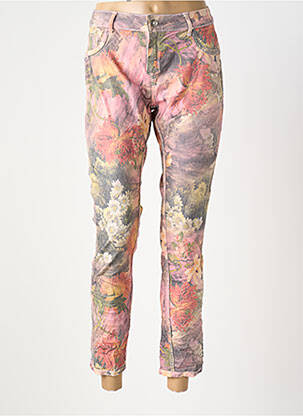 Pantalon slim buzunare roz ZAC & ZOE femeie