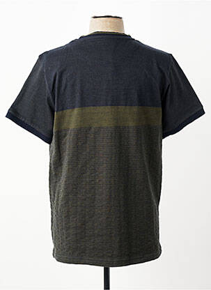 Tricou croială dreaptă mâneci scurte albastru REVER MILE bărbat