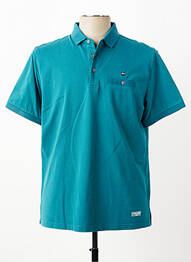 Polo elasticitate mâneci scurte verde REVER MILE homme