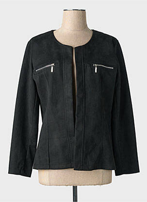 Jachete casual guler rotund negru OLIVER JUNG femeie
