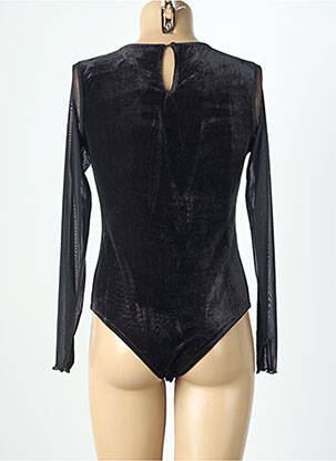 Body guler rotund mâneci lungi negru JS MILLENIUM femeie