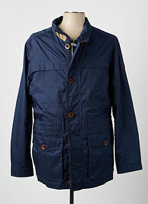 Parka mâneci lungi fără glugă albastru S4 JACKETS bărbat