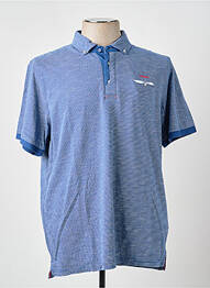 Polo elasticitate mâneci scurte albastru NEW ZEALAND AUCKLAND homme