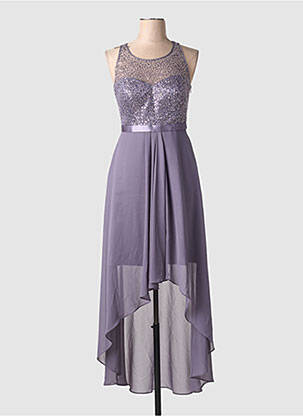 Rochie lungă fără mâneci fără mâneci violet VERA MONT femeie