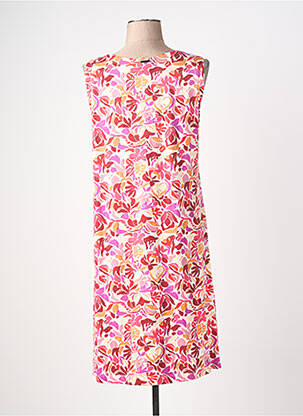 Rochie midi imprimeu floral fără mâneci roz AGATHE & LOUISE femeie