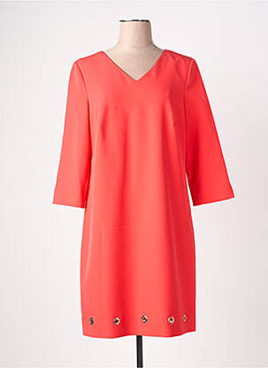Rochie scurtă mâneci 3/4 mâneci 3/4 portocalie COMMA, femeie