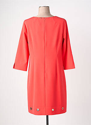 Rochie scurtă mâneci 3/4 mâneci 3/4 portocalie COMMA, femeie