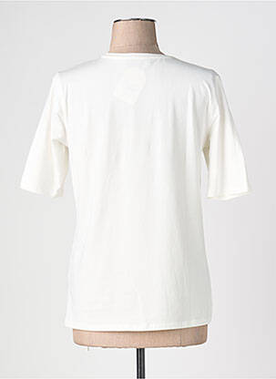 Tricou serigrafie cu strasuri mâneci scurte bej BETTY BARCLAY femeie