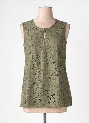 Top țesătură jersey fără mâneci verde BETTY BARCLAY femeie