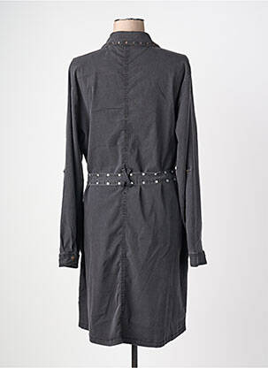 Rochie midi mâneci lungi mâneci lungi gri EVA KAYAN femeie