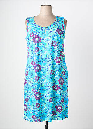 Rochie midi croială fluidă fără mâneci albastru AGATHE & LOUISE femeie