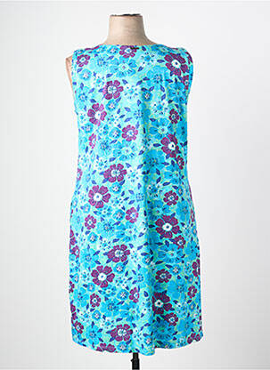 Rochie midi croială fluidă fără mâneci albastru AGATHE & LOUISE femeie