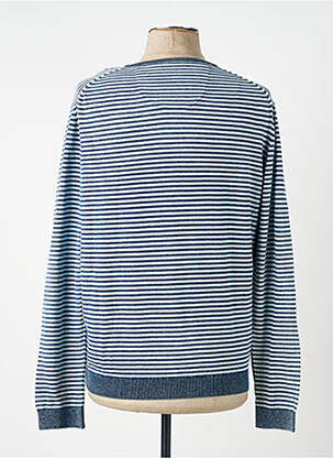 Pulover elasticitate mâneci lungi albastru INDIGO bărbat