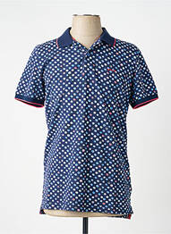 Polo elasticitate mâneci scurte albastru NEW ZEALAND AUCKLAND homme