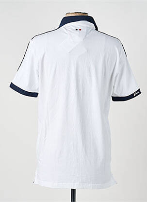 Polo țesătură jersey mâneci scurte alb DELAHAYE homme