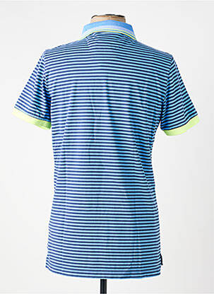 Polo țesătură jersey mâneci scurte albastru NEW ZEALAND AUCKLAND bărbat