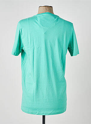Tricou broderie mâneci scurte verde NEW ZEALAND AUCKLAND homme