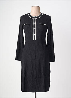 Rochie pulover elasticitate mâneci lungi negru GERARD DAREL femeie