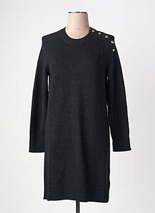 Rochie pulover croială dreaptă mâneci lungi negru GERARD DAREL femeie