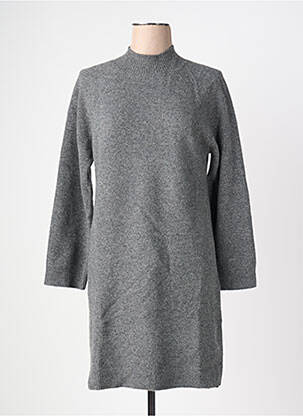 Rochie pulover guler col înalt mâneci lungi gri GERARD DAREL femeie
