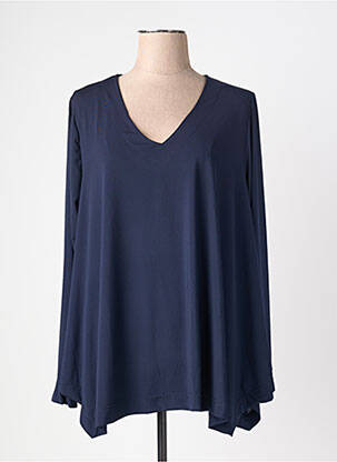 Top elasticitate mâneci lungi albastru JORGIE PARIS femeie