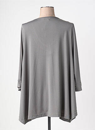 Top elasticitate mâneci 3/4 gri JORGIE PARIS femeie