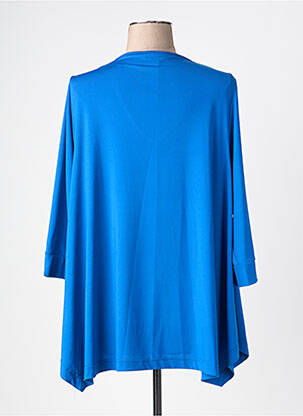 Top elasticitate mâneci 3/4 albastru JORGIE PARIS femeie