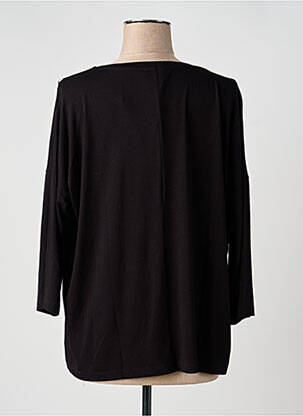 Top imprimeu fantezie mâneci 3/4 negru MARINA RINALDI femeie