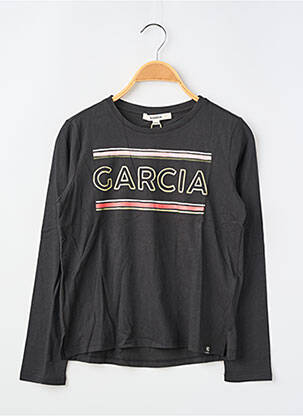 Tricou mâneci lungi mâneci lungi negru GARCIA băiat