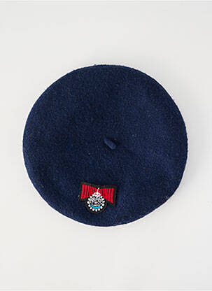 Căciulă formă beret albastru POUPEE CHIC femeie