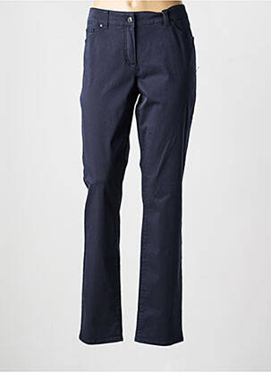 Pantalon slim țesătură poplin mărime normală albastru GERRY WEBER femeie