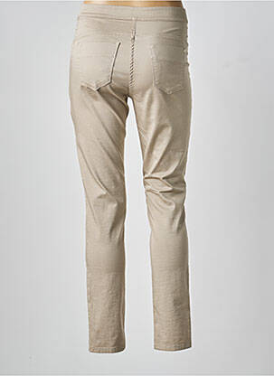 Jegging țesătură poplin mărime normală bej EAST DRIVE femeie
