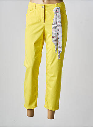 Pantalon 7/8 elasticitate mărime normală galben GERRY WEBER femeie