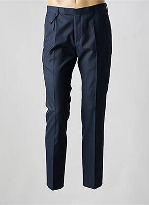 Pantalon slim țesătură melanj talie joasă albastru PIERRE CARDIN bărbat