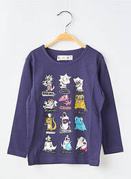 Tricou croială cambrată mâneci lungi albastru SLYKIDS băiat