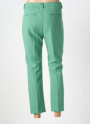 Pantalon 7/8 talie cu cleme mărime normală verde WEEKEND MAXMARA femeie