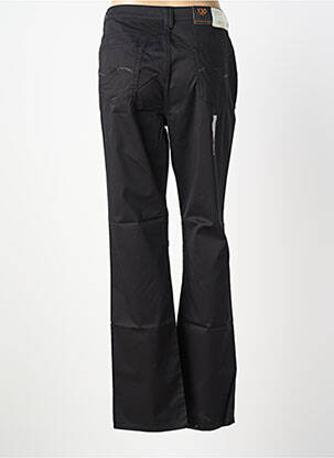Pantalon drept țesătură poplin mărime normală negru TRUSSARDI JEANS bărbat