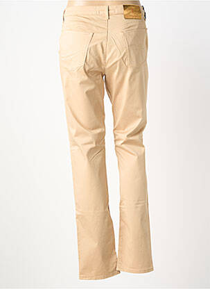 Pantalon slim țesătură poplin mărime normală bej TRUSSARDI JEANS femeie