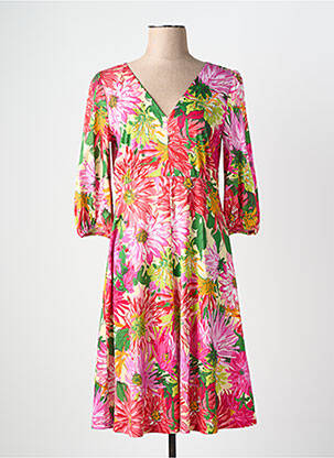 Rochie midi mâneci 3/4 mâneci 3/4 roz MAX MARA femeie