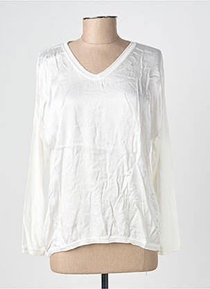 Tricou mâneci lungi mâneci lungi alb L'ATELIER DE LOUISE femeie