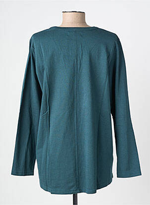 Tricou mâneci lungi mâneci lungi verde JOLIE RONDE femeie